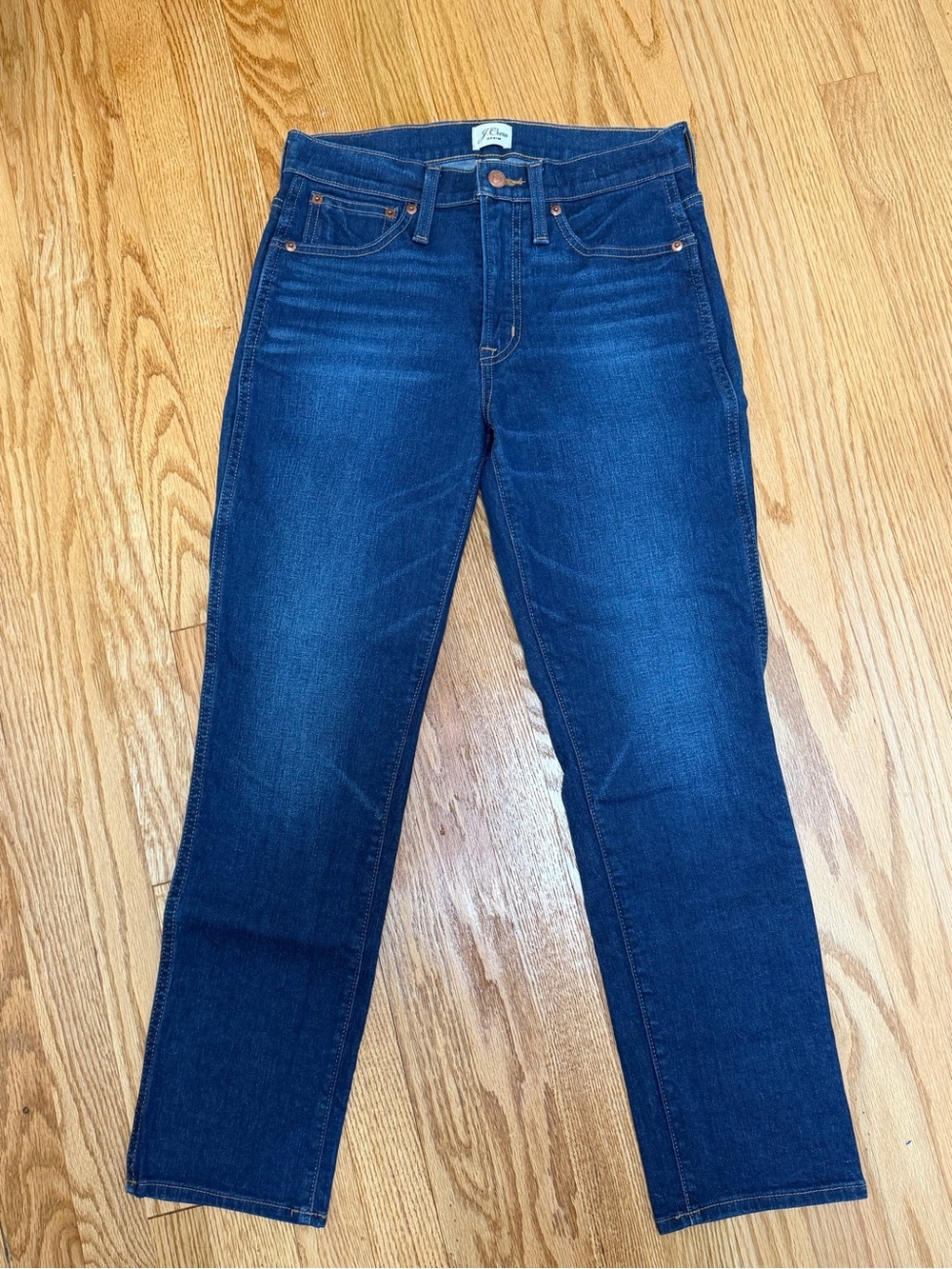 J. Crew Indigo Vintage Straight-Leg Women's Jeans